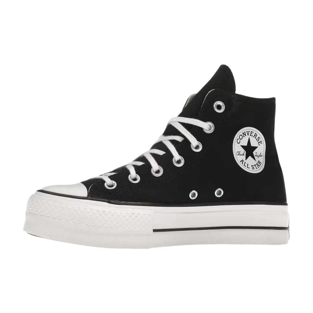 Converse   Chuck   Taylor   All   Star   Hi   Platform   Black   White   (Women's)