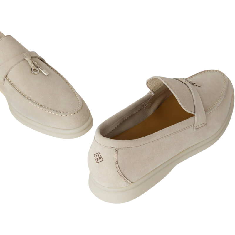 Loro piana Summer Charms Walk Loafer'Powder Pearl'