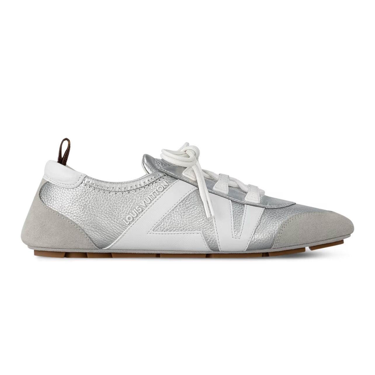 Louis Vuitton LV Sneakerina Metallic grained calf leather