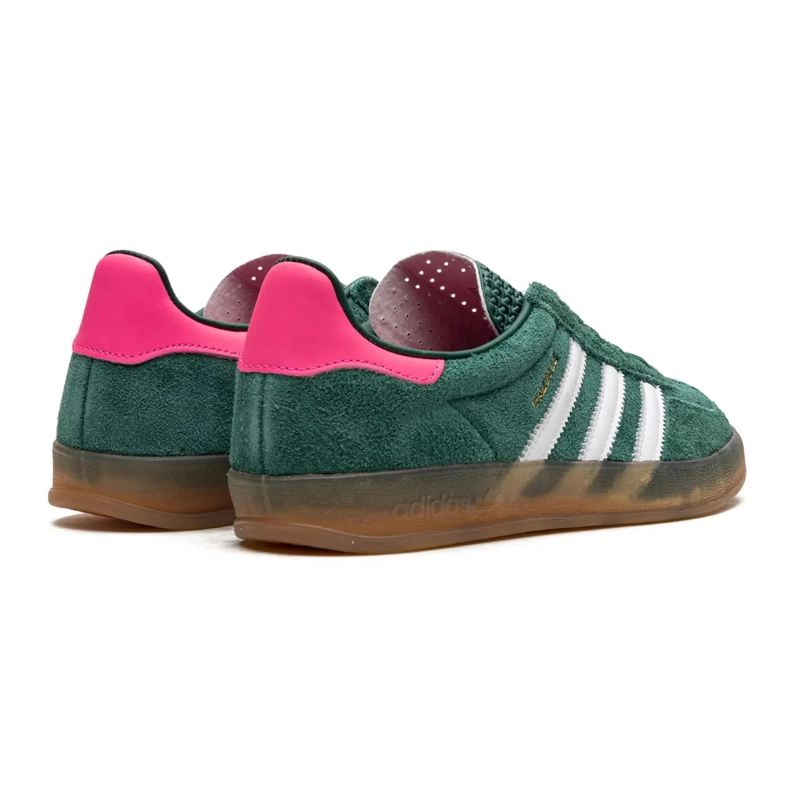 Adidas Gazelle Indoor – Collegiate Green Lucid Pink