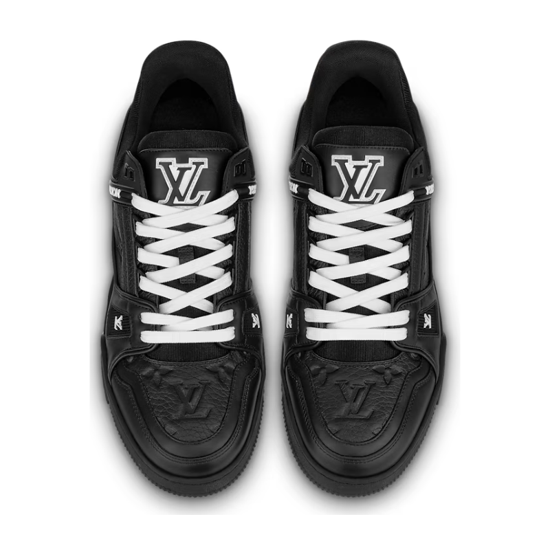 Louis Vuitton Trainer – Black Embossed Monogram