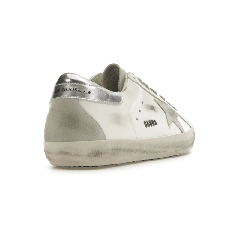 Golden Goose Super-Star – White Silver